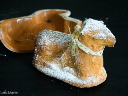 Lämmele agneau de Pâques alsacien moelleux saupoudré de sucre glace