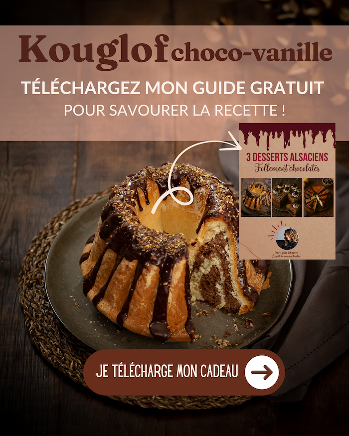 Recette du kouglof chocolat vanille de Leila Martin