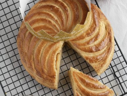 Recette de galette pommes caramélisées et frangipane