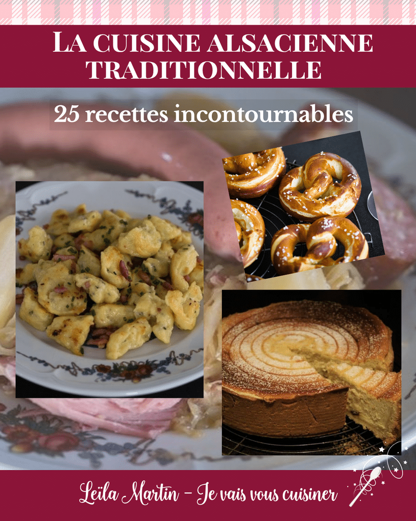 Couverture de recettes de cuisine alsacienne traditionnelle