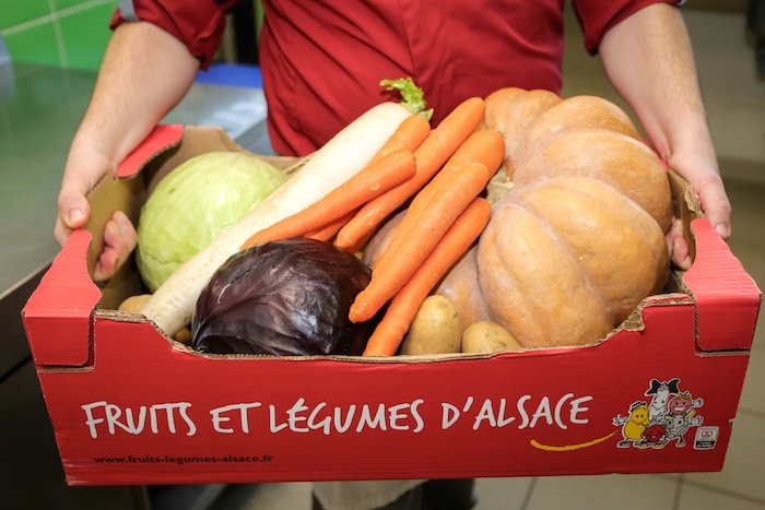 photo fruits et légumes d'Alsace par l'Alsacienne de Restauration
