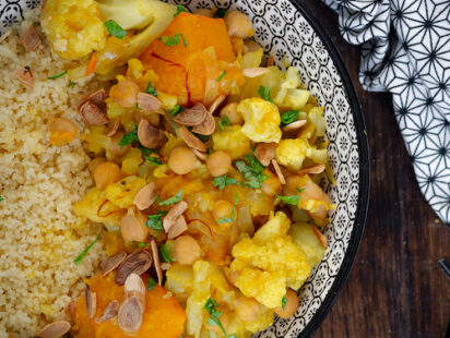 recette de tajine de chou-fleur et raz-el-hanout