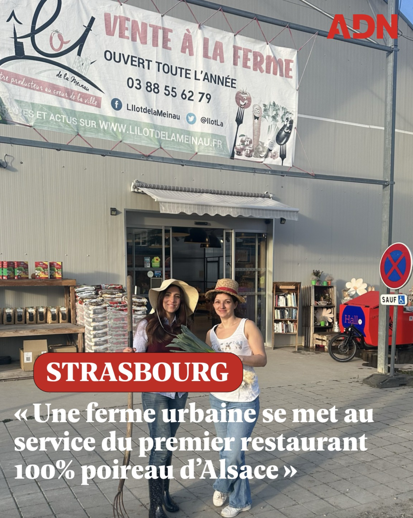 Article ADN, Le poireau enchanté, premier restaurant 100 % poireau à Strasbourg