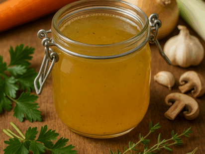 Recette de mon bouillon de légumes maison