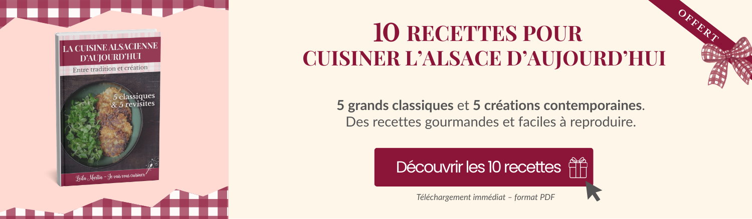 Télécharger le guide la cuisine alsacienne d'aujourd'hui - 10 recettes pour savourer l'Alsace avec gourmandise
