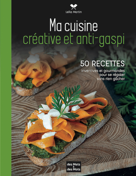 Couverture livre cuisine anti-gaspi tartines carottes pesto